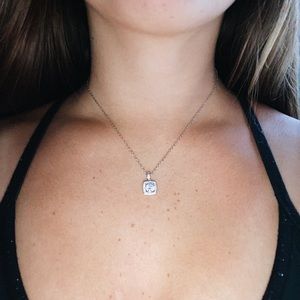 Faux Diamond Necklace